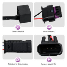 2Pcs New Locker Sensor Bypass Harness for JL Gladiator JT 2018-2023 Replacement Parts Z-LKR-OEM