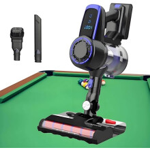 Cordless Handheld Vacuum for Billiard Table Cloth, 240W Powerful Suction, Blue Wireless Cleaner