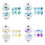 PU Leather Guitar Pick Holder Guitar Pick-1.5mm Light 3
