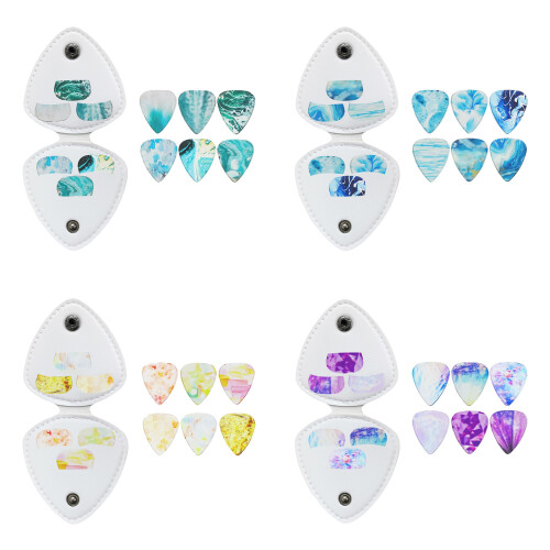 Gitarren-Pick-Beutel,-0,81 mm L blaue Flüssigkeit 2