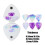 PU Leather Guitar Pick Holder Guitar Pick-1.5mm Light 5