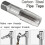 5-Piece NPT Pipe Tap Set Precise Threading Tool Kit for Professional Pipe Taper Threads 5