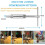 Compression Sleeve Puller & Remover for 1/2 Inch Compression Fittings, Nut & Ferrule Removal Tool Plumbing Tool 7