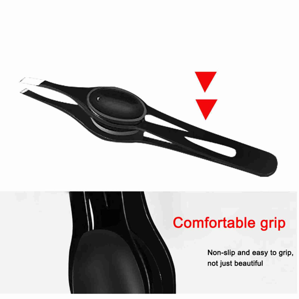 Slant Tip Hair Clips Tweezer Set