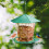 Large Capacity DoubleDeck Hanging Bird Feeder with Secure Latch and Retractable Design 2
