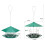 Large Capacity DoubleDeck Hanging Bird Feeder with Secure Latch and Retractable Design 4