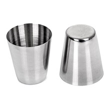150 Pcs Stainless Steel Shot Glasses Drinking Vessel,30Ml(1Oz) Camping Travel Coffee Tea Cup,for Whiskey Tequila Liquor