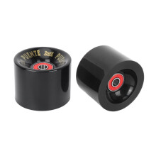 PUENTE 24Pcs Skateboard Wheels PU Wheels Long Board Wheels with ABEC-9 Bearings