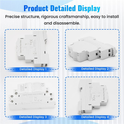 ATMS 1602Z   16A Din Rail 1P Remote Control Timing   Wireless  220V Timing 2