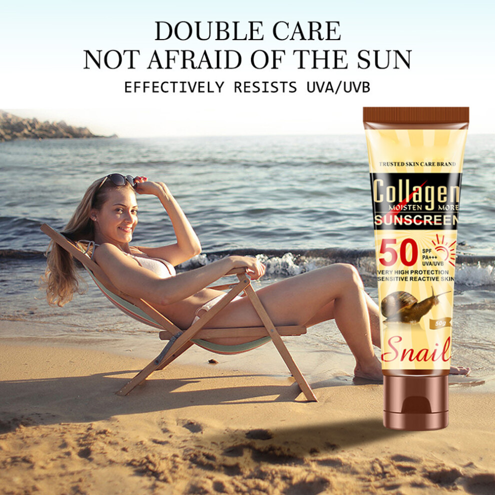 Cream Whitening Sun Spf50 For Face & Body 50G, Gentle, Non-Irritating