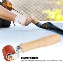 10X Hand Pressure Roller, 28mm Silicone Pressure Roller Rolle for PVC/TPO/EPDM Roofing Tools Flooring Tools Welding Tool