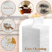 300 Count Dry Sweeping Cloths Dry Mop Refills Sweeper Dusting Cloths Disposable Duster Refills Floor Mop Pads