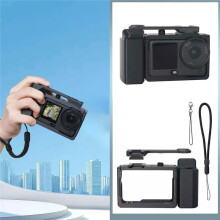 Rabbit Cage Street Photography Set for  Osmo Action 6 Vlog Grip Handle Stand Action Camera Frame Mount Accessory