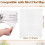 300 Count Dry Sweeping Cloths Dry Mop Refills Sweeper Dusting Cloths Disposable Duster Refills Floor Mop Pads 8