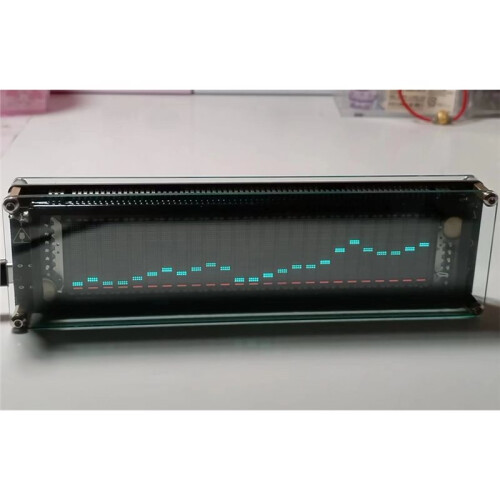 AK2515v3 VFD Music Audio Spectrum Indicator / Audio VU Meter/Amplifier Board Level /Precision Clock/Adjustable AGC Mode
