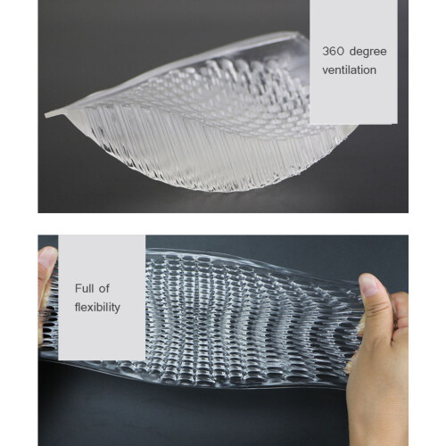 Honeycomb Silicone Push Up Bra Insert 14*11*2.8cm Semi-Adhesive Boost 2