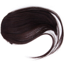 Clip-In Hair Extension Synthetic False Hair Piece Korean Wig Bangs Fringe Seamlessly Wig Seamless Wig Dark Brown