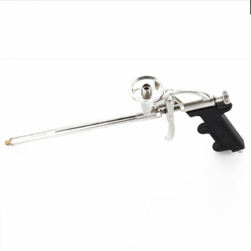 Professional PU Expanding Foam Gun Grade Applicator Application Chrome 1 Meter