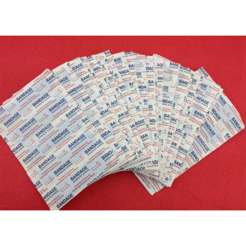 100Pcs Blue(Kitchen) Adhesive Rectangular Plasters Bandages for Cooking Wound 2