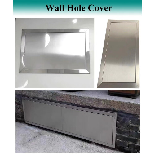 Lockable Stainless Steel Access Panel 12x16 with Key, Rustproof Door for Wall Inspection 1