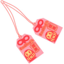 2St Silicium Bagagelabels Roze Boardingtags Reiskoffers