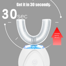 360 Sonic Electric Tooth Brush, White, Compact 107x62x31mm