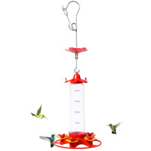 Hummingbird Feeder with Leak Proof Design, Ant and Bee Guard, 5 Ports for Outdoor Hanging