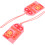 2St Silicium Bagagelabels Roze Boardingtags Reiskoffers 8