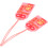 2St Silicium Bagagelabels Roze Boardingtags Reiskoffers 10
