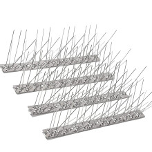 Stainless Steel Bird Spikes for Pigeons, Humane Deterrent for Fences and Railings, Covers 10.8ft