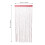 2St Rood Stringgordijn Voor En Kamerscheiding Polyester Decor 2