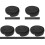 5Rolls Black Elastic Knit Strap for Clothes and Bag Accessories 2
