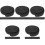 5Rolls Black Elastic Knit Strap for Clothes and Bag Accessories 3