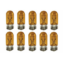 T10 194 LED Amber Bulbs 12V 5050 SMD Bright Natural Amber Lighting for Cars Pack of 10