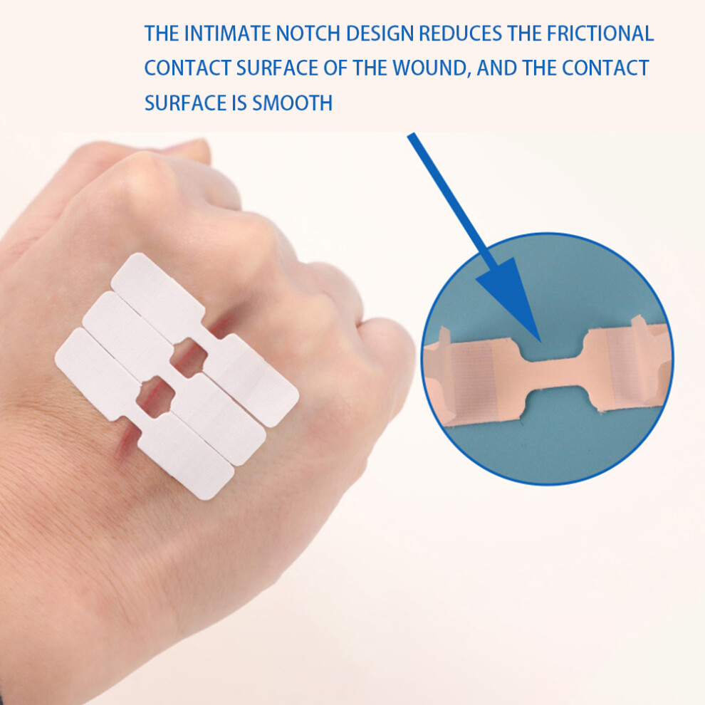 10Pcs Waterproof Butterfly Adhesive Bandages 45x10mm Emergency Wound Care