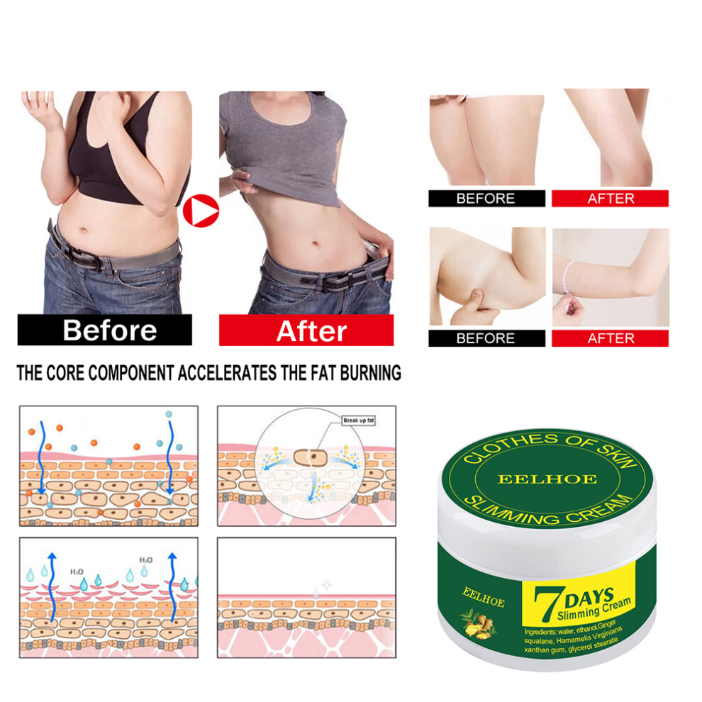 Cream Ginger Anti Cellulite Slimming 30G/50G For Body Fat Burning