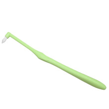 Single Interspace Orthodontic Toothbrush Green for Braces and Dental Implants