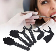 6pcs Metal Dental Photo Contrast Backdrop C-2A to C-4D