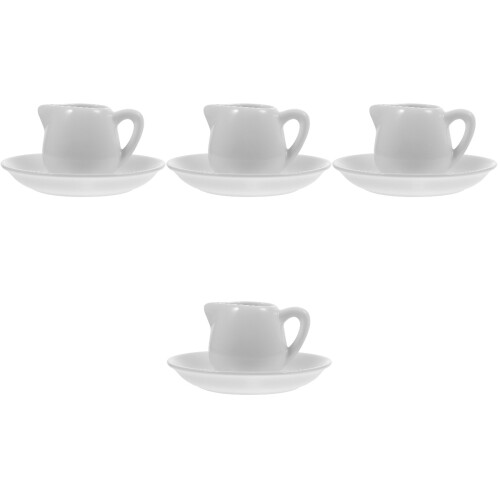4Ensembles Crémier Céramique , Parfait Pour Café Miel