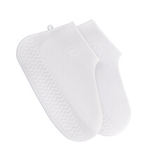 3 Pairs Rainproof Silicone Shoe Covers Durable Outdoor Size