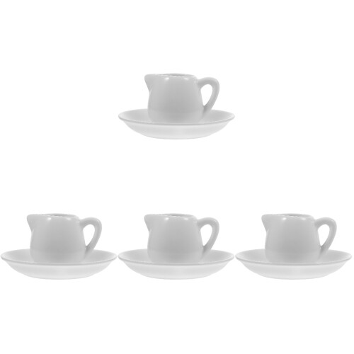 4Ensembles Crémier Céramique , Parfait Pour Café Miel 1