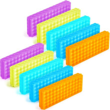 10 Soportes para Tubos de Microcentrífuga, Soporte para Tubos de Ensayo de Polipropileno, Doble para Tubos de 0,5 Ml A 2 Ml, 60 Orificios Cada , 5