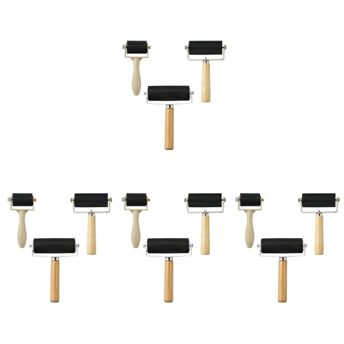 12St Multifunctionele Brayer Rollers Kleurrijk Voor Kinderknutselen