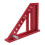 Multi-Angle Measuring Ruler W/ Dowel Woodworking Square Protractor Miter Triangle Ruler High Precision Layout Tool B 1