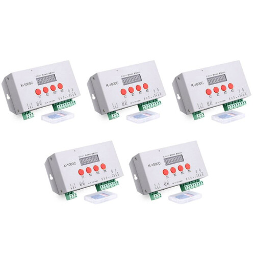 5X K-1000C Controller K1000C WS2812B WS2811 APA102 T1000S WS2813 LED 2048 Pixel Programm Controller DC5-24V
