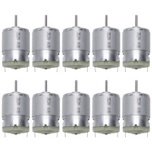 10X RS380 1.5-18V 30000RPM Micro Motor 38X28mm for RC Model Toys DIY, Silver