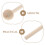 2Paren Lichtgewicht Beige Drumsticks Voor Diverse Drum Soorten 3