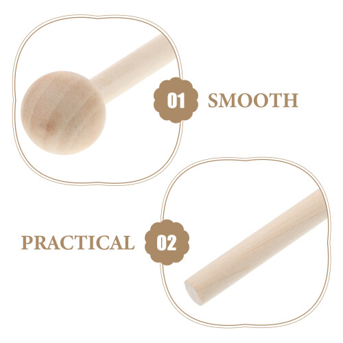 2Paren Lichtgewicht Beige Drumsticks Voor Diverse Drum Soorten 2