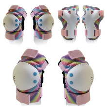 Knäskydd för Barn/Vuxna Armbågsskydd Handledsskydd Skyddsutrustning för Skridskor, Cyklar, BMX-Cyklar, Skateboards(S)