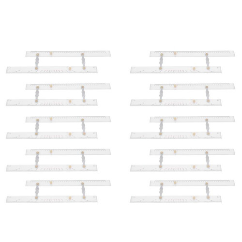 10X Marine Ruler Parallel Ruler Nautical Charts Parallel Ruler Mapping Points to Pull Parallel Ruler 450MM